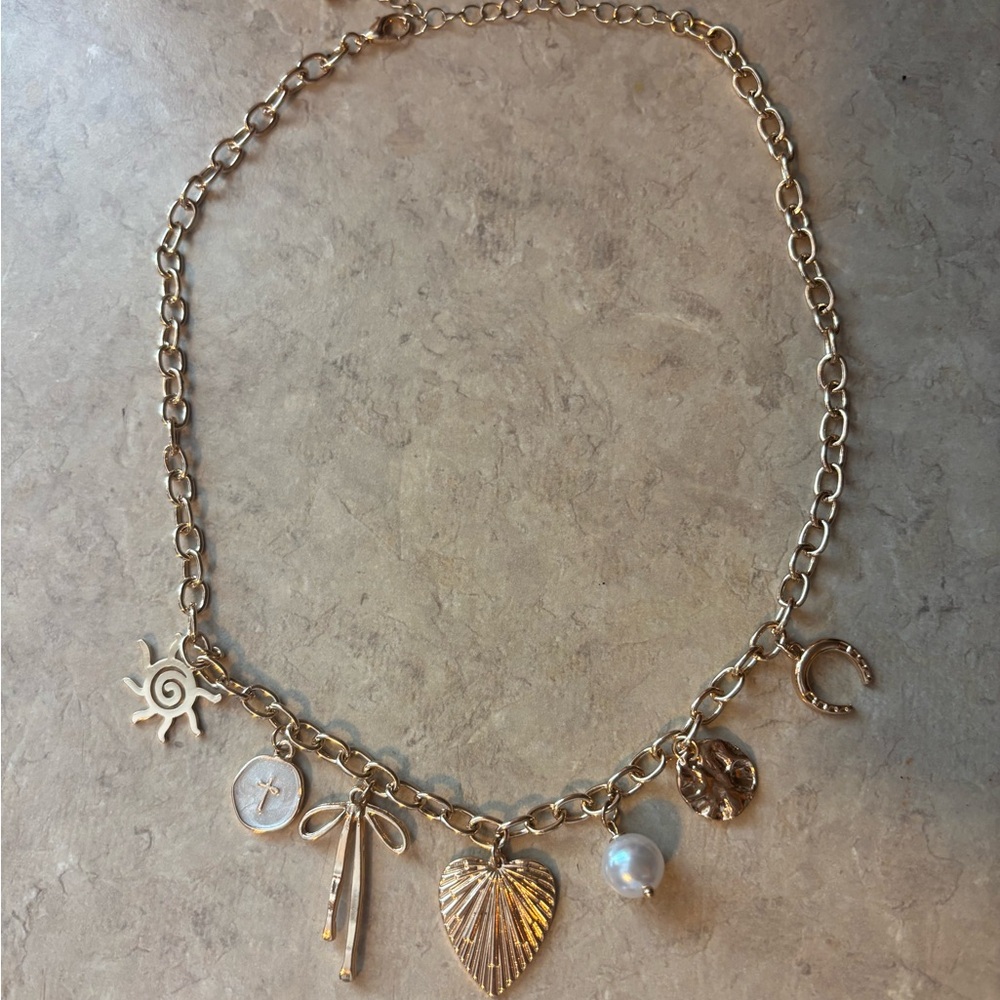 Gold Charm Necklace